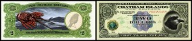 Privatausgabe
 2 Dollars Serie 1999 Millenium 2000, Plastik, 2. Ausgabe, P--- I