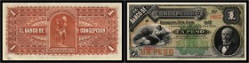 Specialized Issues
 1 Peso 18xx (1885) P-S176r Banco Conceptcion I