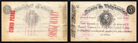 Specialized Issues
 5 Pesos 1.7.1891, P-S512r Banco de Valparaiso I-