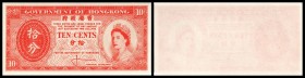 Hongkong und Japan
 Lot 4 Stück, 1, 5, 10 Cents (1941/1961/65) und 100 Yen (1946) P-313b/326/27, 89a I