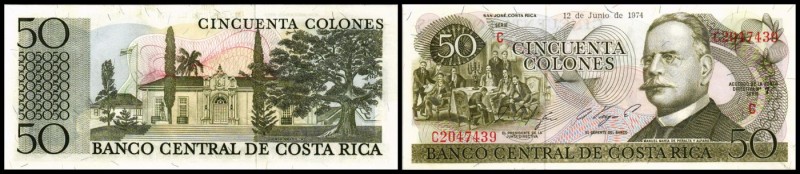 Banco Nacional
 50 Colones 12.6.1974, P-239 I