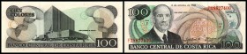 Banco Nacional
 100 Colones 5.10.1990, neue Signaturen, P-254 I