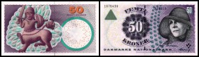 Danmarks Nationalbank
 50 Kronen (19)99, Prefix A1, P-55a I