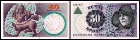 Danmarks Nationalbank
 50 Kronen (20)02, Prefix A8, P-55e I