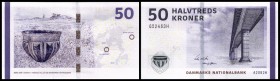 Danmarks Nationalbank
 50 Kronen (20)09, Prefix A2, P-65a I