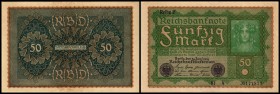 Weimarer Rep. - Reichsbank
 50 Mk 24.6.1919 Ser.2, P-66, Ro-62b/71b I