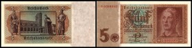 Reichsbank
 5 RM 1.8.1942, Sere.S, P186, Ro-179a/220a I