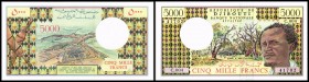 Republik - Banque Nationale
 5000 Francs o.D. (1979-) Ser. C, P38d I