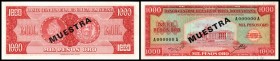 1000 Pesos o.D.(1964/73) MUESTRA bds., P-106s I
