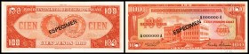 100 Pesos 1975 ESPECIMEN bds., P-113s I