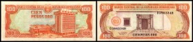 100 Pesos 1994, Wz. weibl. Brustbild nach re., Ser. D, zu P-136a III
