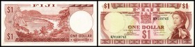 Central Monetary Authority
 1 Dollar o.D.(1974, Sign. Barnes/Tomkins) Dfa. TdlR, P-71b I