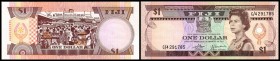 Central Monetary Authority
 1 Dollar o.D.(1980, Sign. Barnes/Tomkins) Dfa. TdlR, P-76a I-