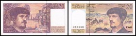Währungsangabe nur mehr in Francs
 20 Francs 1993, Strafsatz Rs. L'Article Caissier C.Vigier, P-151g I
