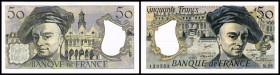 Währungsangabe nur mehr in Francs
 50 Francs 1981, Strafsatz Rs. Le Article , P-152b I