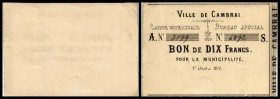 Ville de Cambrai
 10 Francs 1.10.1870 II+