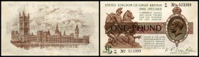 Bank of England
 1 Pfund o.D.(1922/23) Wz zweizeilig, P-359a, 2 Nst. II-