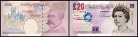Bank of England
 20 Pfund Copyright 1999 (A.Bailey 2004) P-390b I