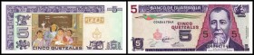 Banco de Guatemala
 5 Quetzales 16.1.1995, Dfa. CBNC, P-88b I