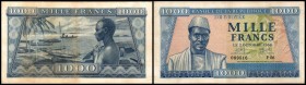 1000 Francs 2.10.1958, P-9 III-