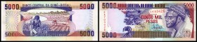 5000 Pesos 1.3.1990, P-14a frühere Ausgaben --> Portugiesisch Guinea I