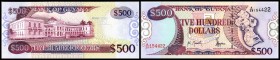 500 Dollars o.D:(1996/Sign.10) KN ZT ansteigend, P-32 I