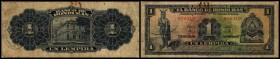 Banco de Honduras
 1 Lempira 1.2.1932, P-34, rost. Heftklammerspuren III-
