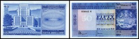 Hongkong & Shanghai Banking Corporation
 50 Dollars 27.3.1969, P-184a I