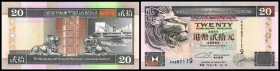 Hongkong & Shanghai Banking Corporation
 20 Dollars 1.1.1993, Exec. Dir., P-201a I