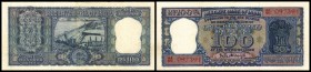Republic / Reserve Bank
 100 Rupien o.D.(1962/67, Sign.75) P-62a, min. fleckig III+