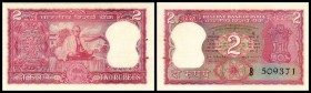 Republic / Reserve Bank
 2 Rupien o.D.(1970, Sign.77) P-67b (Ghandi) I