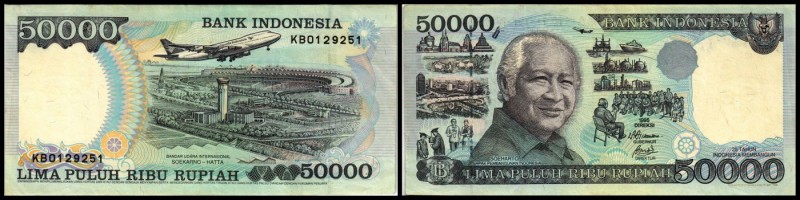 Bank Indonesia
 50.000 Rupien 1995, P-136a II-
