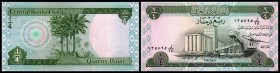 Republik / Central Bank
 1/4 Dinar o.D.(1973) Sign.16, P-61 I