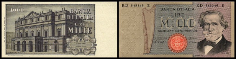 Banca d’Italia
 1000 Lire Dec. 10.5.1979, Sign. Baffi-Stevani, Grap. 484, P-101...
