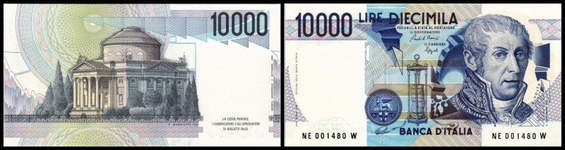 Banca d’Italia
 10.000 Lire Dec. 3.9.1984(1992) Sign. Ciampi-Speziali, Grap. 58...