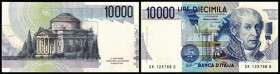 Banca d’Italia
 10.000 Lire Dec. 3.9.1984(1998) Sign. Fazio-Amici, Grap 593, P-112d, Serie SK I-