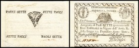 Monte di Pieta’
 7 Paoli, 7=1798, P-S537 I