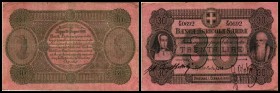 Königreich Italien / Banken
 30 Lire 1.1.1879 Oristano, P-S921c Banco Agricolo Sarda III/IV
