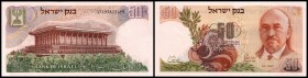 Bank of Israel
 50 Lirot 1968, KN schwarz, P-36a I