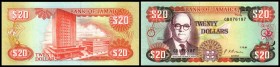 Dollarsystem / issued of Jamaicas Act
 20 Dollars 1.10.1991/Sign.10, P-72d I