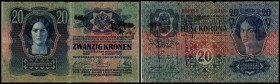 Lokale Abstempelungen 1. Ausgabe, ohne Klmk
 20 K 1913 Subotica 1919, Ke-1355A III