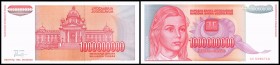 Nationalbankmonogramm Bildmitte
 1 Mrd.Dinar 1993, B-R174, P-126 Währungsreform 1 Dinar neu = 10 Dinar alt I