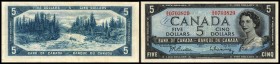 Dominion of Canada
 5 Dollars 1954, Beattie-Rasminski, P-77b III