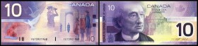 Dominion of Canada
 10 Dollars 2001/Imp. 2000, Knight-Thiessen, P-102a I