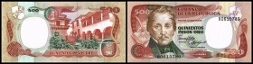 El Banco de la Republica
 500 Pesos 12.10.1985, Dfa. TdLR, P-423c I