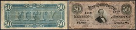 Konföderierte Staaten von Amerika / Confederate States
 50 $ 1864, 3. Serie, P-70 III+
