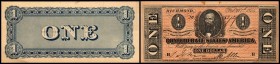 Diverses
 1 Dollar 1864 (P-65) Nachdruck f. Werbezwecke I-