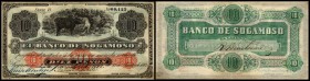 Specialized Issues
 10 Pesos 15.8.1882 + 22. novembre 1882 sowie Signaturen handschriftlich, No. 00.125 gedruckt, P-S842 Banco de Sogamoso I-