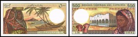 Banque Centrale
 500 Francs o.D.(1994, Sign.8, Offset - Le Gouv.) Wz.richtig, Ser. J.04, P-10b I