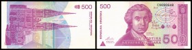 Republik
 500 Dinara 8.10.1991, (B-H279) P-21a I-